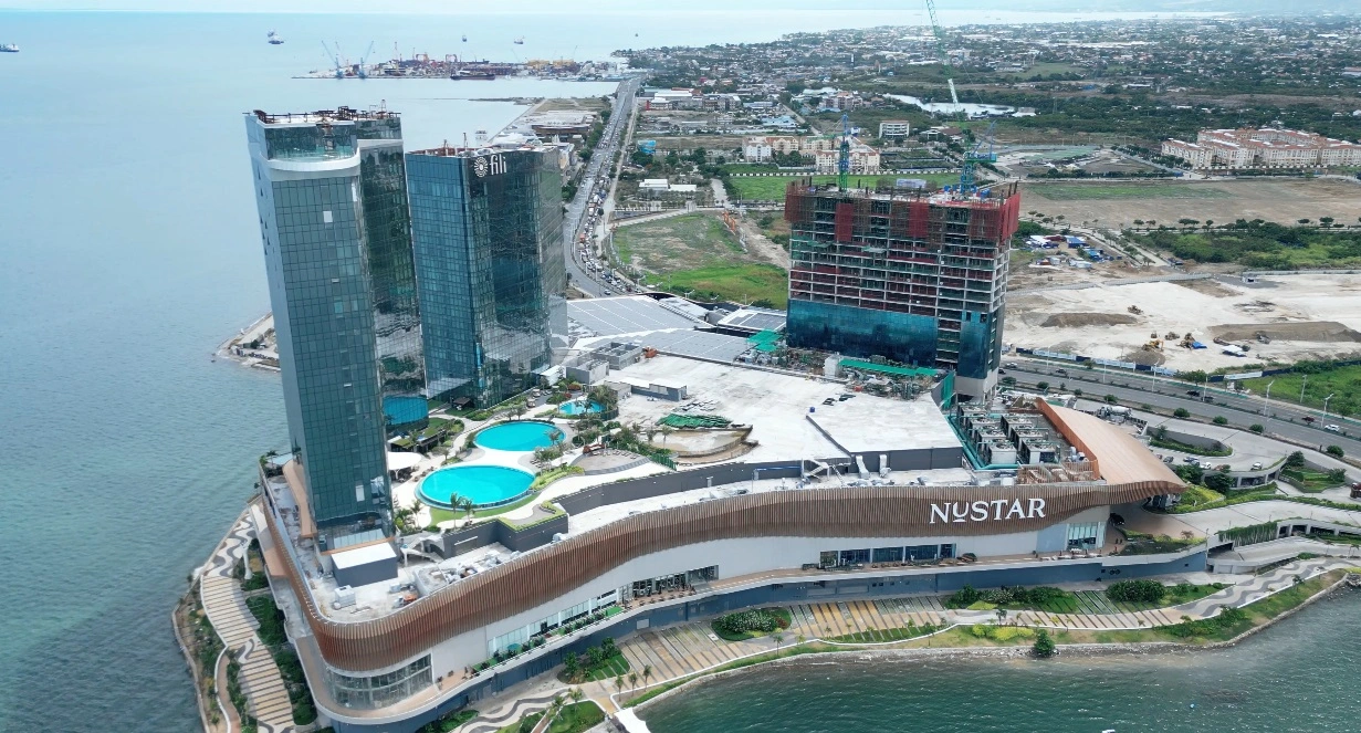 NUSTAR at South Road Properties, Cebu City. Luxury mall, 5-star hotel with a casino.